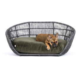 PRADO - Design-Hundebett OXFORD - Grün