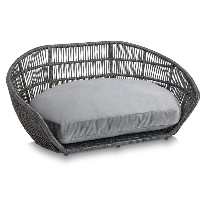 PRADO - Design-Hundebett OXFORD - Grau