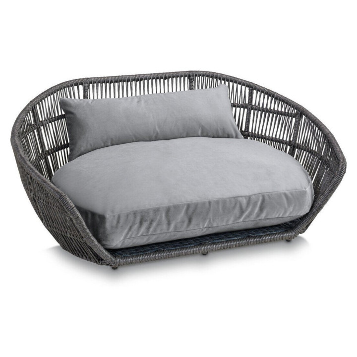 PRADO - Design-Hundebett OXFORD - Grau