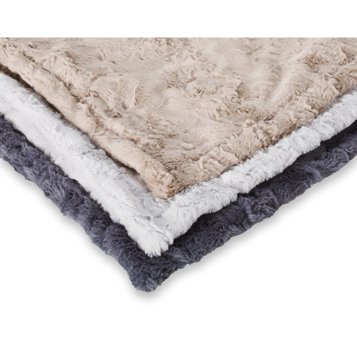 COZY Kuscheldecke für Hunde in Hellgrau